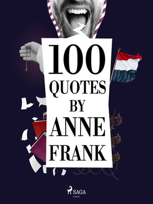 cover image of 100 Quotes by Anne Frank